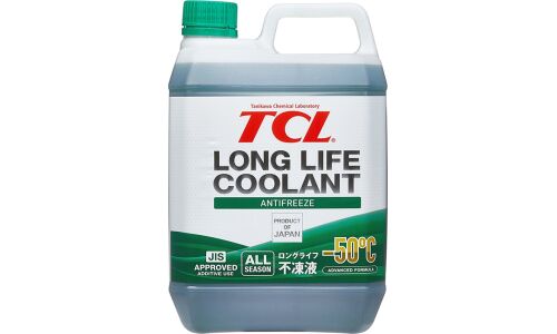 Антифриз TCL Long Life Coolant Green, LLC, зелёный, -50°C, 2л, арт. LLC00734