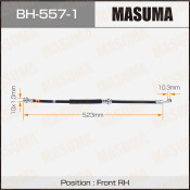 Шланг тормозной Masuma для Nissan Bassara / R'Nessa / Presage, передний, правый, арт. bh-557-1 Шланг тормозной Masuma для Nissan Bassara / R'Nessa / Presage, передний, правый, арт. bh-557-1