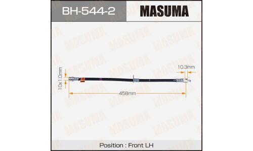 Шланг тормозной Masuma для Toyota Harrier, передний, левый, арт. bh-544-2
