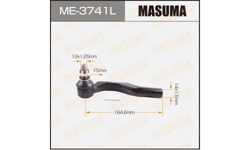 Наконечник рулевой тяги Masuma, левый, арт. ME-3741L