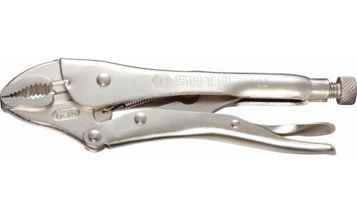 Зажим ручной SATA, с фиксатором, максимальное раскрытие 63мм, длина 10" (244мм), арт. 71103