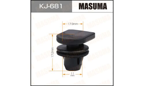 Клипса крепёжная деталей кузова Masuma, для Nissan, арт. KJ-681