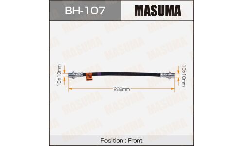 Шланг тормозной Masuma для Toyota Land Cruiser Prado, передний, арт. bh-107
