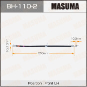 Шланг тормозной Masuma для Toyota Camry / Vista, передний, левый, арт. bh-110-2 Шланг тормозной Masuma для Toyota Camry / Vista, передний, левый, арт. bh-110-2