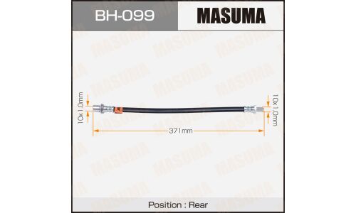 Шланг тормозной Masuma для Toyota Land Cruiser, задний, арт. BH-099
