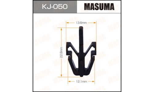Клипса крепёжная деталей кузова Masuma, для Mitsubishi, Toyota, арт. KJ-050