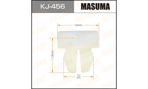 Клипса крепёжная бампера Masuma, для Toyota, арт. KJ-456