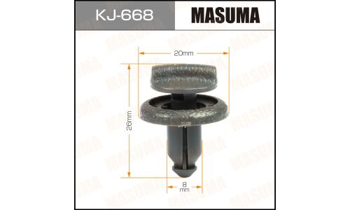 Клипса крепёжная обшивки салона Masuma, для Nissan, арт. KJ-668