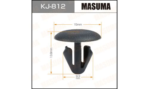 Клипса крепёжная бампера Masuma, для Mitsubishi, арт. KJ-812