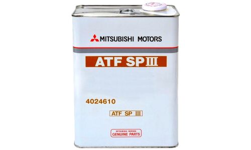 Масло трансмиссионное Mitsubishi ATF SP-III, синтетическое, для АКПП, 4л, арт. 4024610
