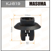 Клипса крепёжная бампера Masuma, для Mitsubishi, арт. KJ-819