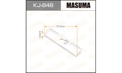 Клипса крепёжная молдинга ветрового стекла Masuma, для Mitsubishi, арт. KJ-846