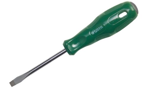 Отвёртка шлицевая SATA, SL5x75мм, магнитная, арт. 62207