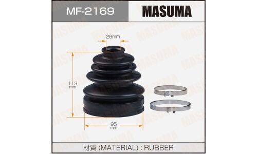 Пыльник привода Masuma, резина, арт. MF-2169