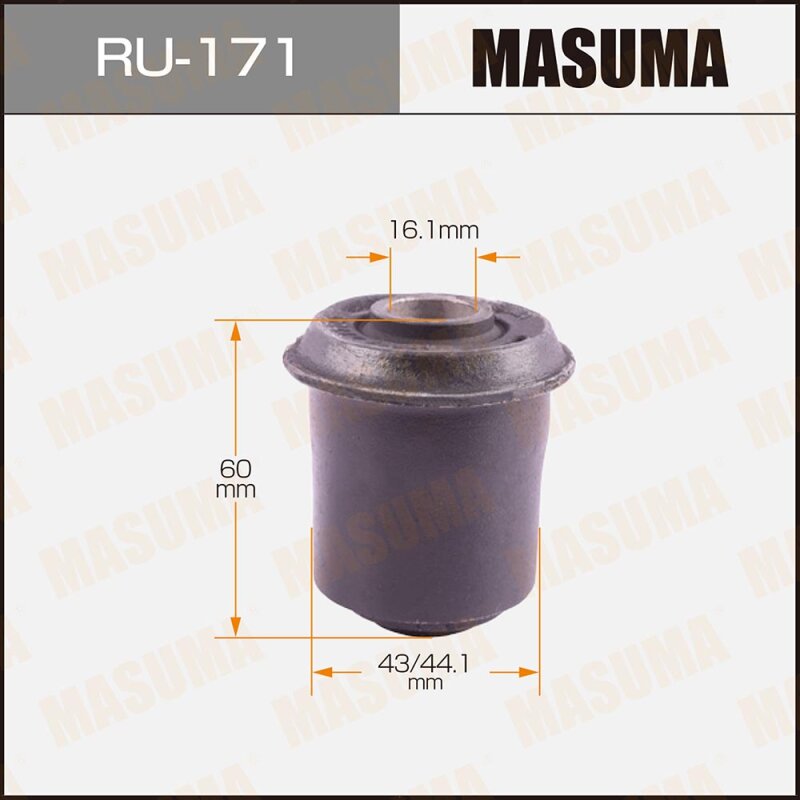 

Сайлентблок MASUMA TownAce /CM30/1,4#,KM30,31,YM30,31/ rear лыжа