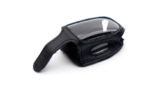 Чехол на брелок сигнализации CenmaxVigilan ST-5/ST-10 кожаный черного цвета