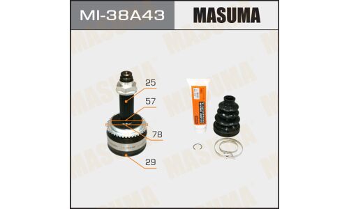 ШРУС Masuma, 29x57x25мм, арт. MI-38A43