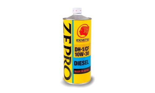 Масло моторное Idemitsu Zepro Diesel 10w30, минеральное, API CF, JASO DH-1, для дизельного двигателя, 1л, арт. 2862-001