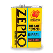 Масло моторное Idemitsu Zepro Diesel 10w30, минеральное, API CF, JASO DH-1, для дизельного двигателя, 4л, арт. 2862-004