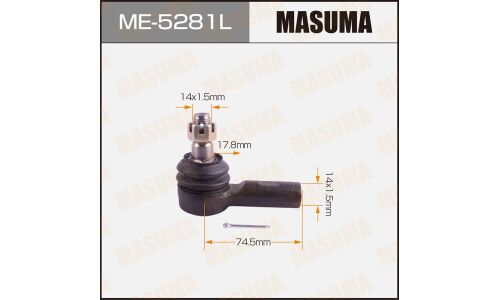 Наконечник рулевой тяги Masuma, левый, арт. ME-5281L