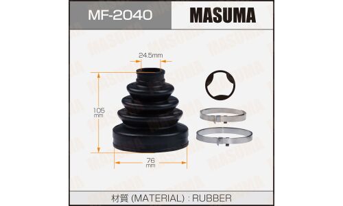 Пыльник привода Masuma, внутренний, резина, арт. MF-2040