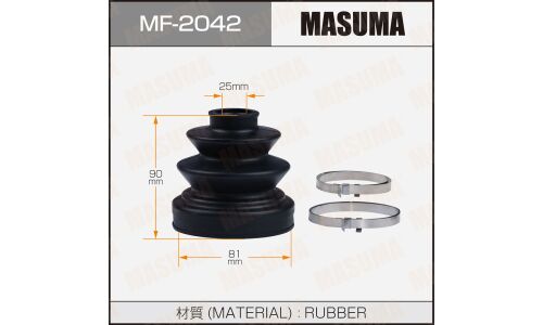 Пыльник привода Masuma, резина, арт. MF-2042