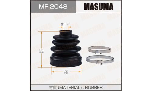 Пыльник привода Masuma, резина, арт. MF-2048