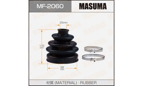 Пыльник привода Masuma, резина, арт. MF-2060
