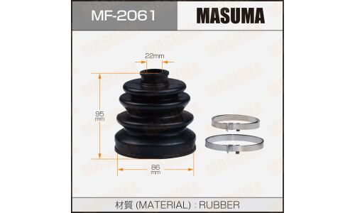 Пыльник привода Masuma, арт. MF-2061