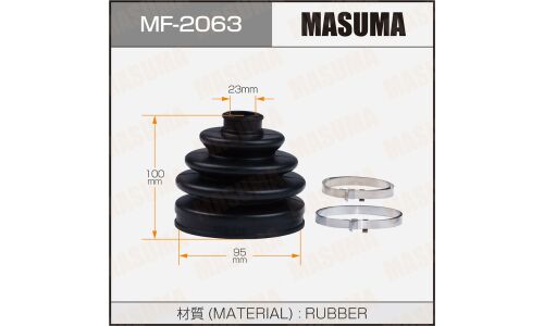 Пыльник привода Masuma, резина, арт. MF-2063