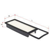 Фильтр воздушный Sakura A-874, арт. A-1643