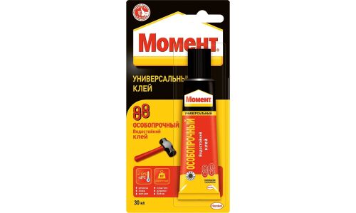 Клей Момент 88, многоцелевой, особопрочный, туба 30мл, арт. 1299