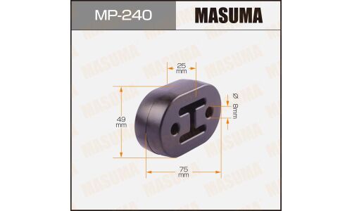 Крепление выхлопной трубы Masuma, арт. MP-240