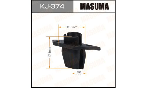 Клипса крепёжная бампера Masuma, для Lexus, Toyota, арт. KJ-374