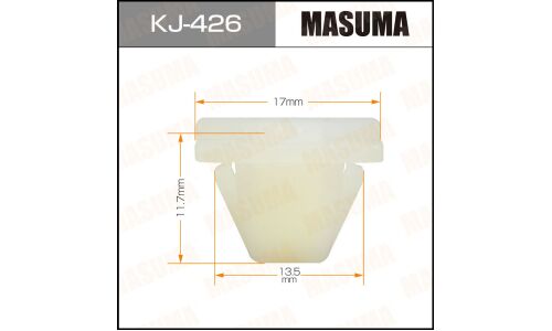 Клипса крепёжная решетки радиатора Masuma, для Mitsubishi, арт. KJ-426