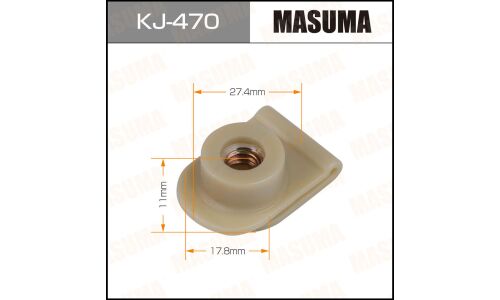 Клипса крепёжная деталей кузова Masuma, для Toyota, арт. KJ-470