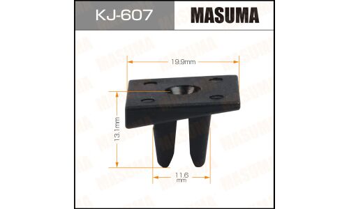 Клипса крепежная Masuma KJ-607 (OEM 76848-AA000)