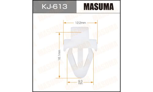 Клипса крепёжная решетки радиатора Masuma, для Nissan, арт. KJ-613