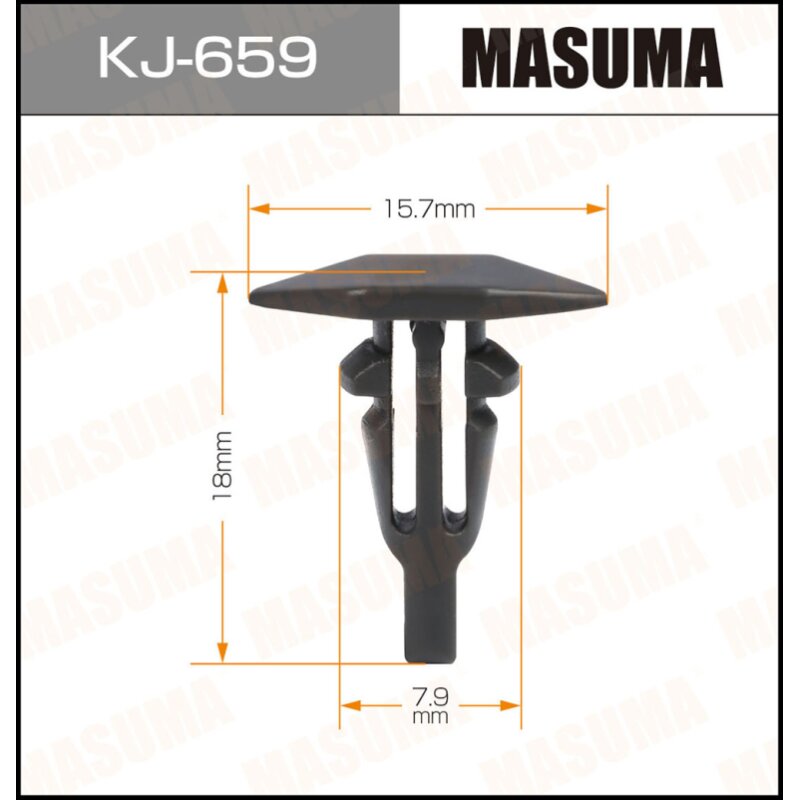

Клипса крепежная MASUMA KJ-659 (OEM 67198-51E00