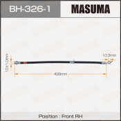 Шланг тормозной Masuma для Toyota Camry Gracia, передний, правый, арт. bh-326-1 Шланг тормозной Masuma для Toyota Camry Gracia, передний, правый, арт. bh-326-1