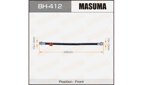 Шланг тормозной Masuma для Mazda Titan, передний, арт. bh-412