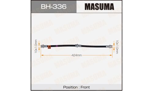 Шланг тормозной Masuma для Mitsubishi Pajero, передний, арт. bh-336