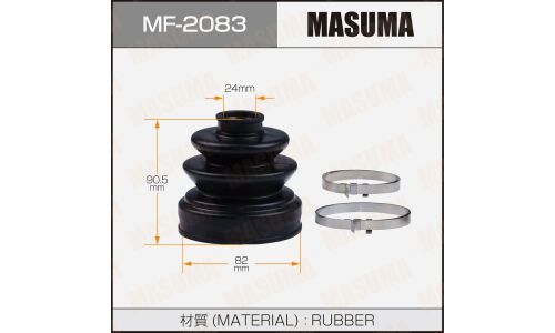 Пыльник привода Masuma, резина, арт. MF-2083