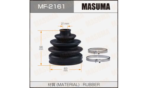 Пыльник привода Masuma, резина, арт. MF-2161