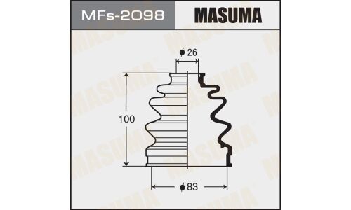 Пыльник привода Masuma, силикон, арт. MFs-2098