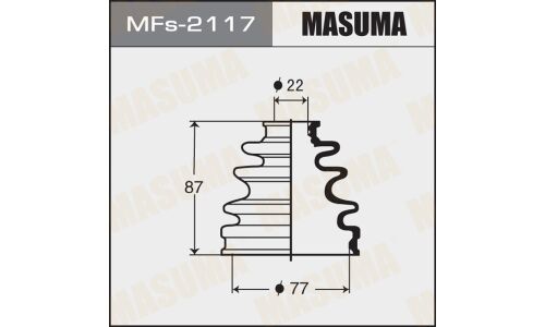 Пыльник привода Masuma, силикон, арт. MFs-2117