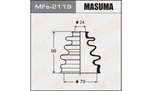 Пыльник привода Masuma, силикон, арт. MFs-2119