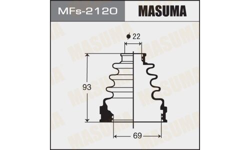 Пыльник привода Masuma, внутренний, силикон, арт. MFs-2120