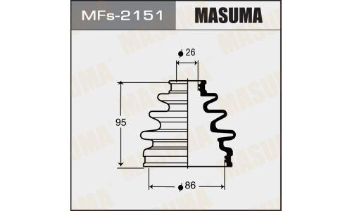 Пыльник привода Masuma, силикон, арт. MFs-2151