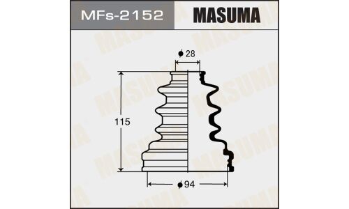 Пыльник привода Masuma, силикон, арт. MFs-2152